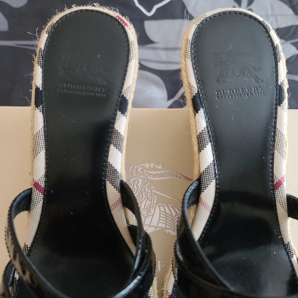 Burberry Wedge Sandal (NWOT) - Picture 3 of 13